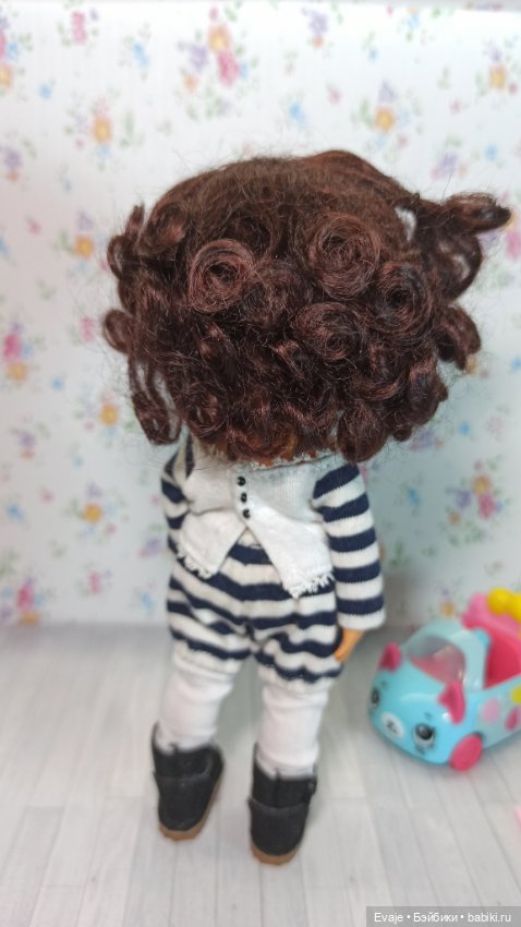 Парики 5-6" - Хохолок с кудряшками, 4 цвета (натуральный мохер) (фото 6)