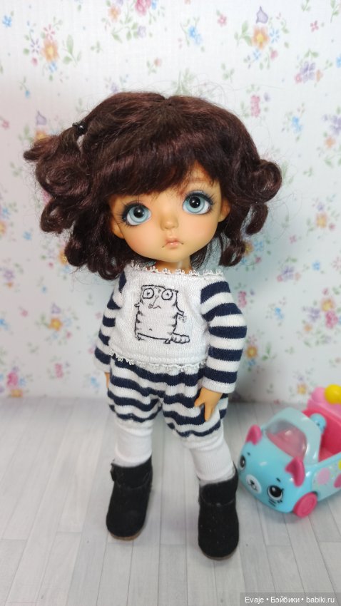 Парики 5-6" - Хохолок с кудряшками, 4 цвета (натуральный мохер) (фото 5)