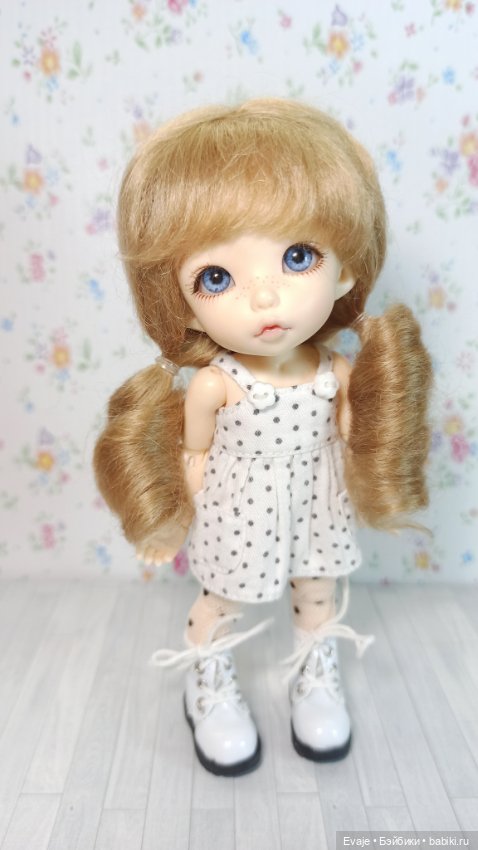 Парик 5-6" - Хвостики волнистые, 3 цвета (натуральный мохер) (фото 3)