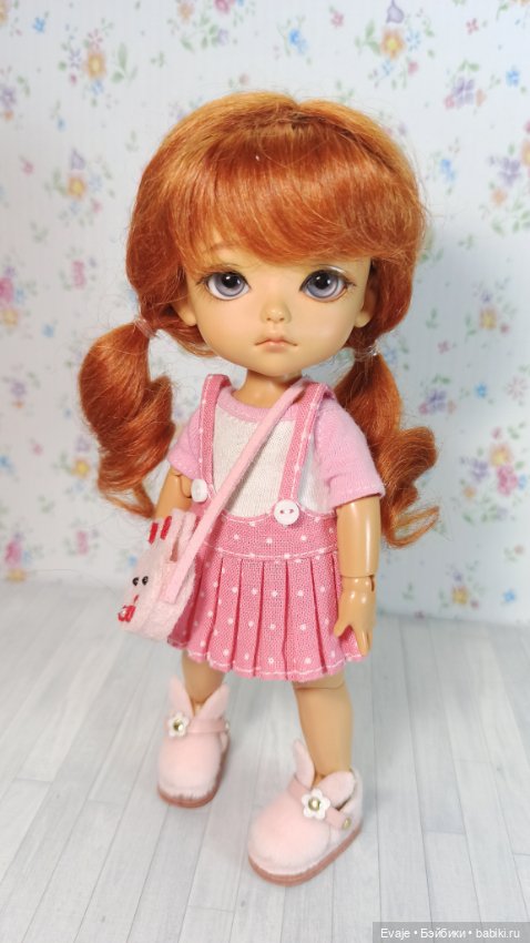 Парик 5-6" - Хвостики волнистые, 3 цвета (натуральный мохер) (фото 5)