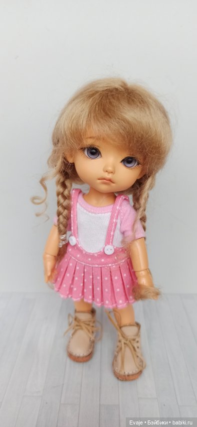 Парики 5-6" - Длинные косички с локонами у лица, 5 цветов (натуральный мохер) (фото 9)