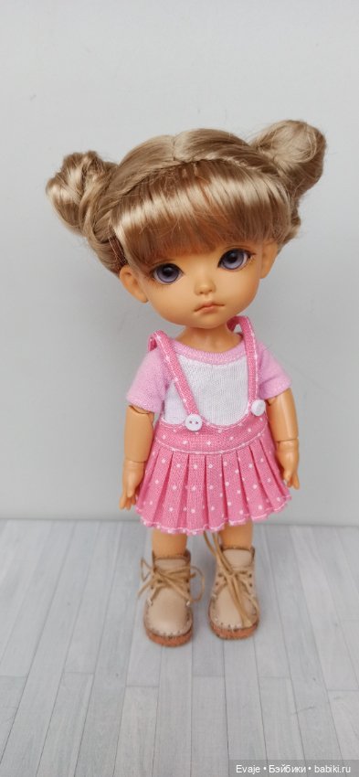 Парики 5-6" - Бобышки с крупными локонами, русый (фото 3)