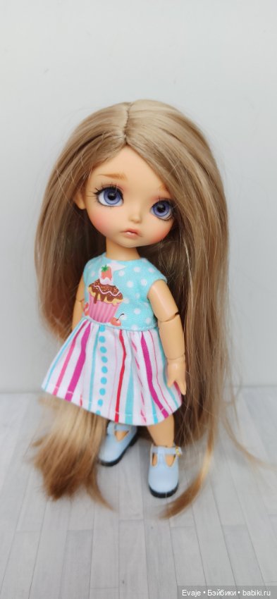 Парики 5-6" - Прямой с пробором без челки, 7 цветов (фото 5)