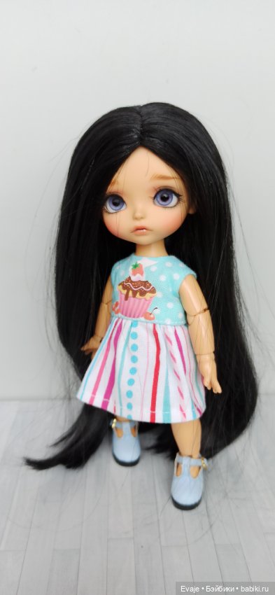 Парики 5-6" - Прямой с пробором без челки, 7 цветов (фото 7)