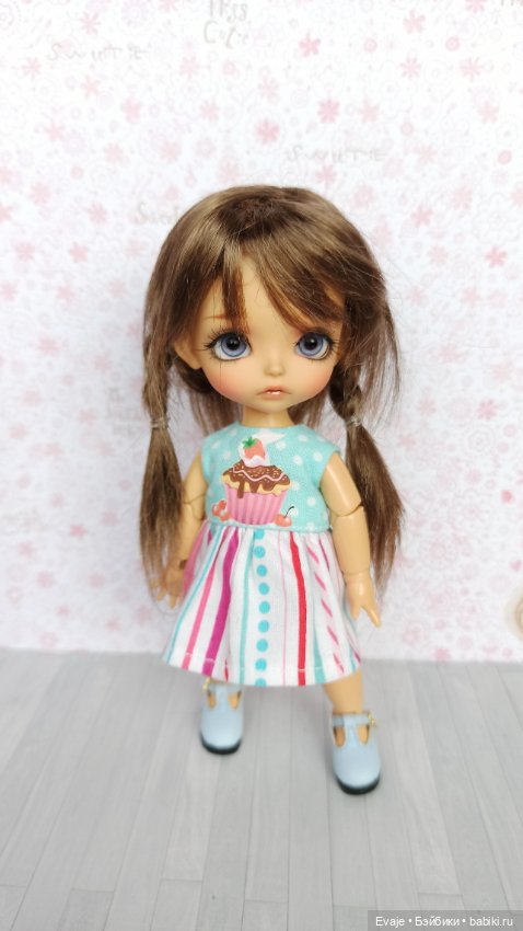 Парики 5-6" - Косички с заколкой, 2 цвета (фото 3)