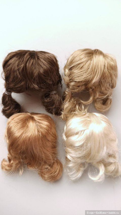 Парики 5-6" - Французские косички, 4 цвета