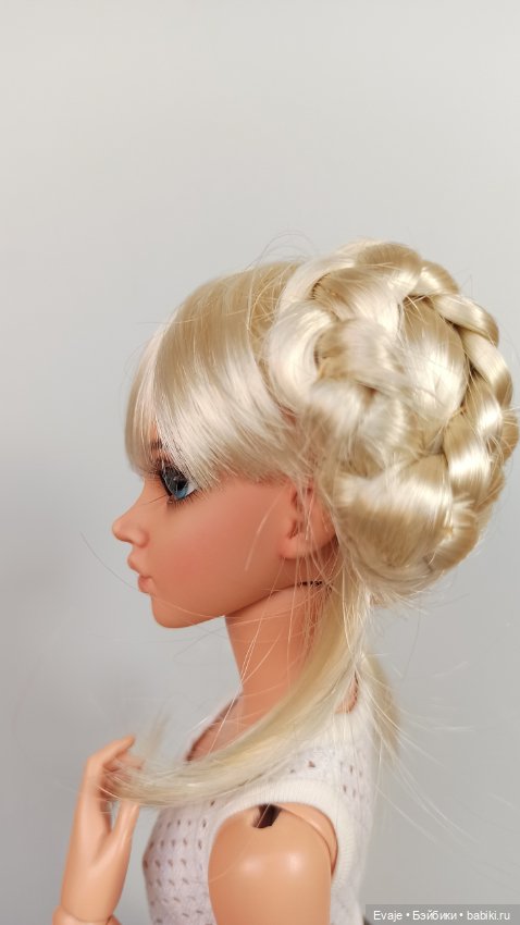 Парик 6-7" - Бублики с прядками, блонд (фото 2)