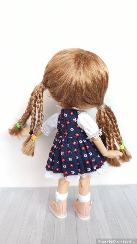 Парики 6-7" - Хвосты с афро-косичками, 8 цветов (фото 3)