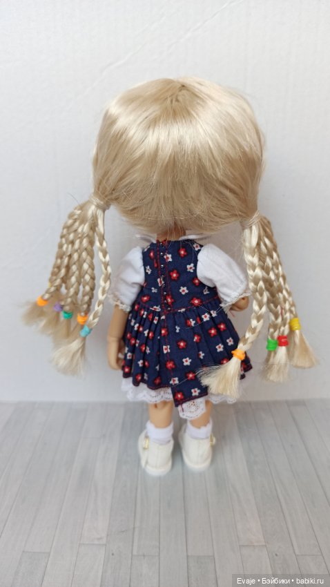 Парики 6-7" - Хвосты с афро-косичками, 8 цветов (фото 5)