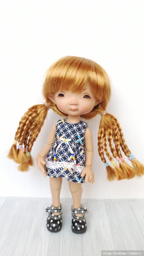 Парики 6-7" - Хвосты с афро-косичками, 8 цветов (фото 8)