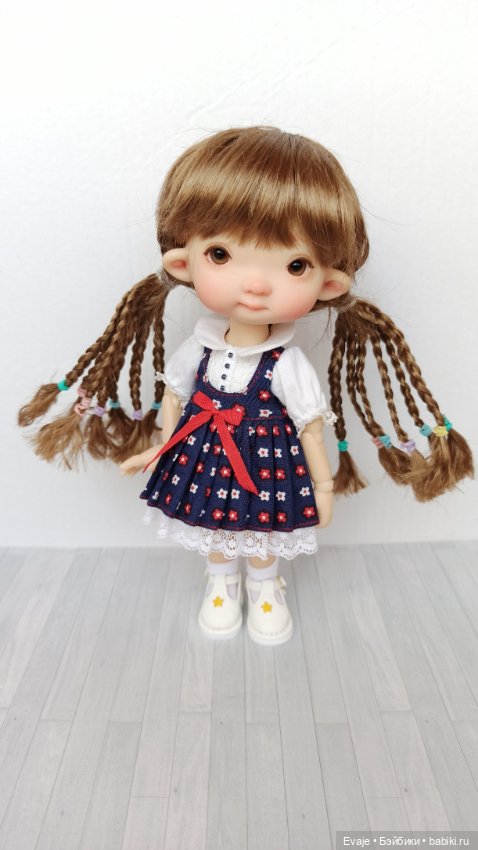 Парики 6-7" - Хвосты с афро-косичками, 8 цветов (фото 10)