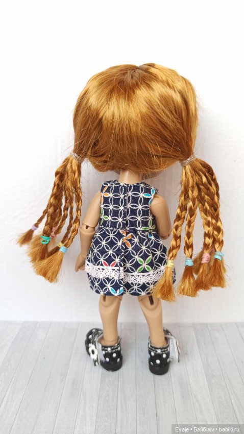 Парики 6-7" - Хвосты с афро-косичками, 8 цветов (фото 9)