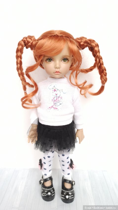 Парики 6-7" - Бобышки с косичками, 3 цвета (фото 2)