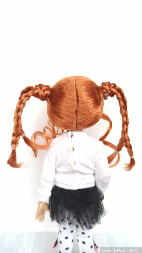 Парики 6-7" - Бобышки с косичками, 3 цвета (фото 4)