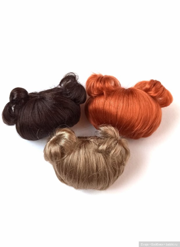 Парики 6-7" - Фонтанчики, 3 цвета