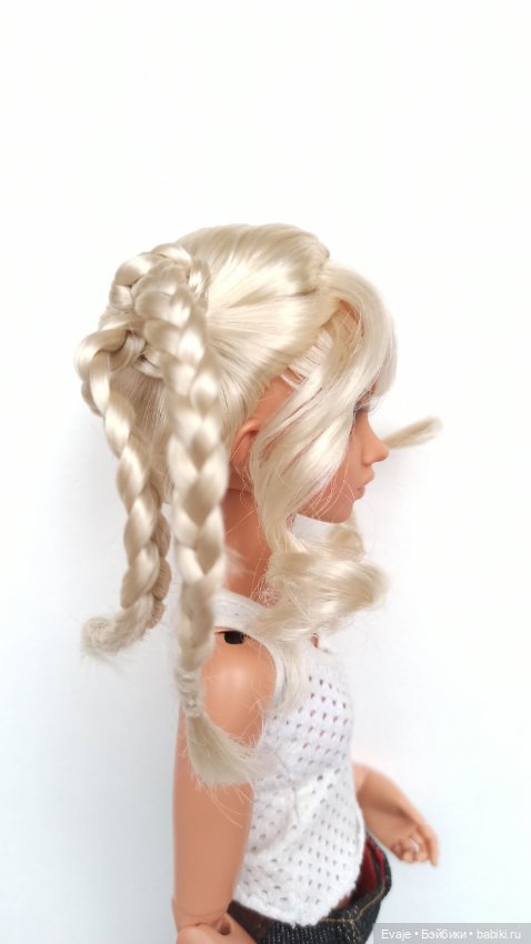 Парики 6-7" - Бобышки с косичками, 3 цвета (фото 6)