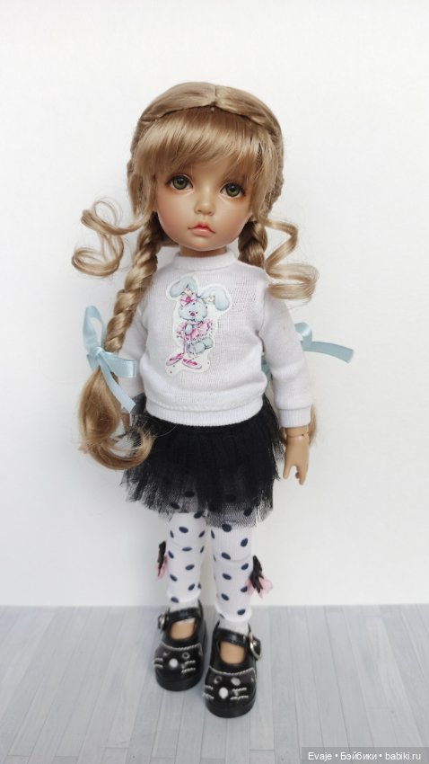 Парики 6-7" - 3 цвета, длинные косы с лентами (фото 8)