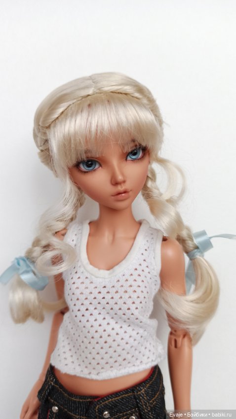 Парики 6-7" - 3 цвета, длинные косы с лентами (фото 5)