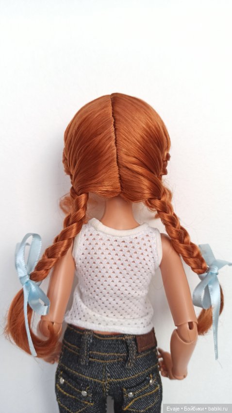 Парики 6-7" - 3 цвета, длинные косы с лентами (фото 4)