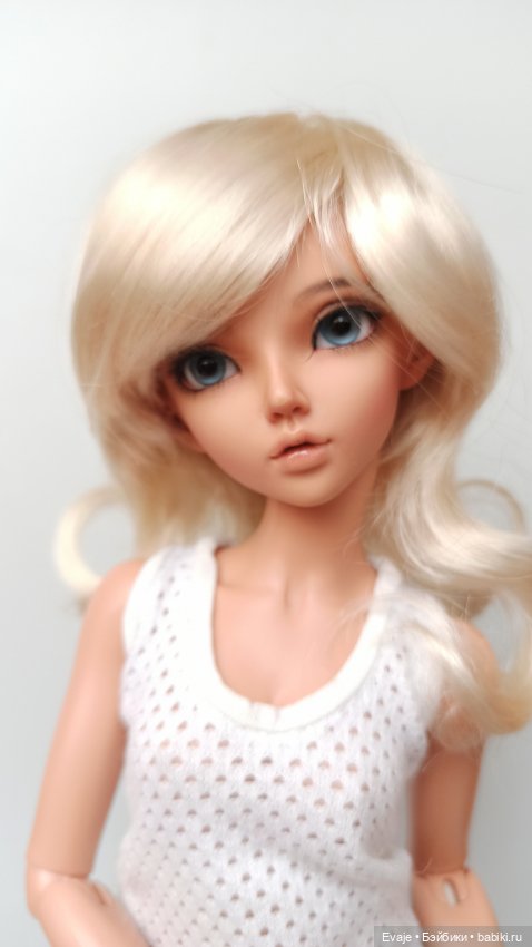 Парик 6-7" сливочный блонд