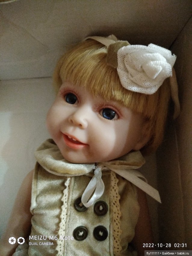 Новая, красивая, размера Готц 50 см, волосы длинные, паричек (фото 4)