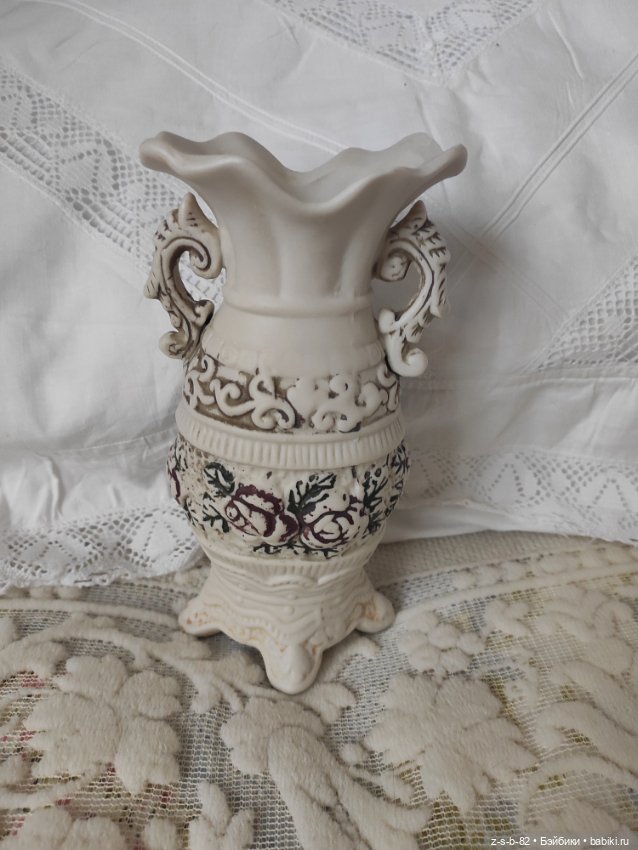 Антикварная вазочка бисквит (фото 5)