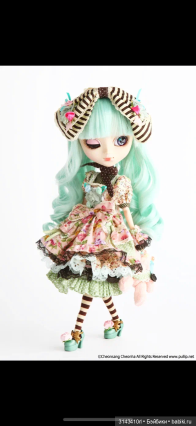 PULLIP "Мятная Алиса" — Шарнирные куклы (не BJD) (фото 4)