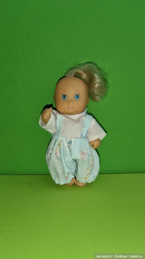 Винтажный пупсик с чубом, высота 11 см (фото 4)