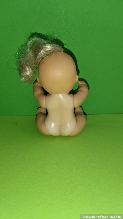 Винтажный пупсик с чубом, высота 11 см (фото 2)