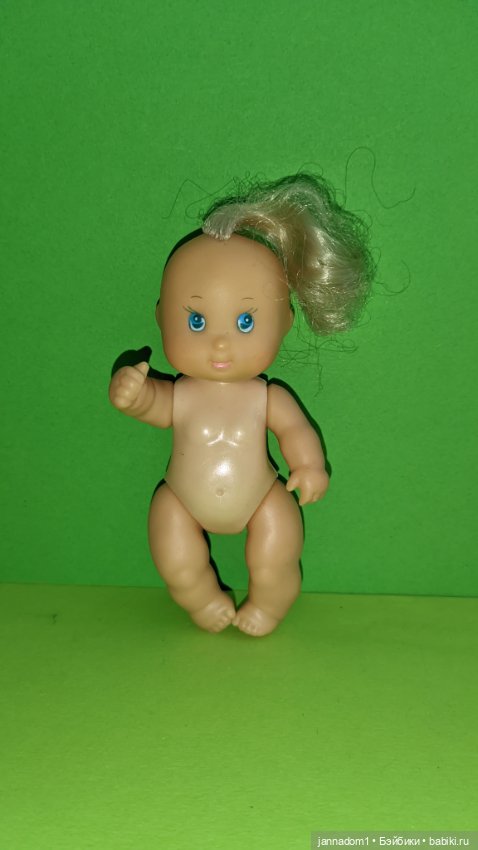 Винтажный пупсик с чубом, высота 11 см (фото 3)