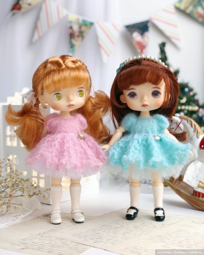 PDF Мастер-Класс по вязанию платья "Неженка" для кукол Xiaomi Monst (фото 2)