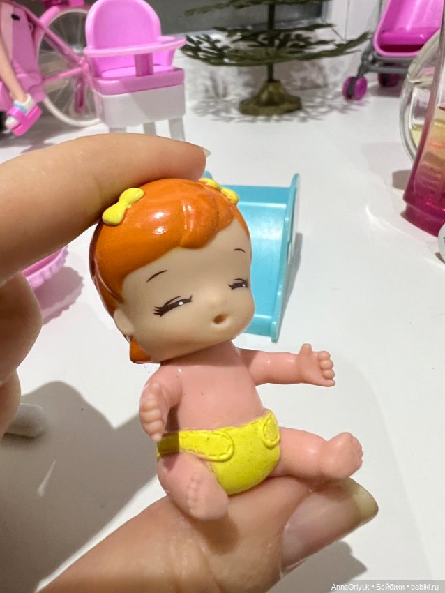 Малыши Takara комплект 3 пупсика с аксессурами (фото 7)