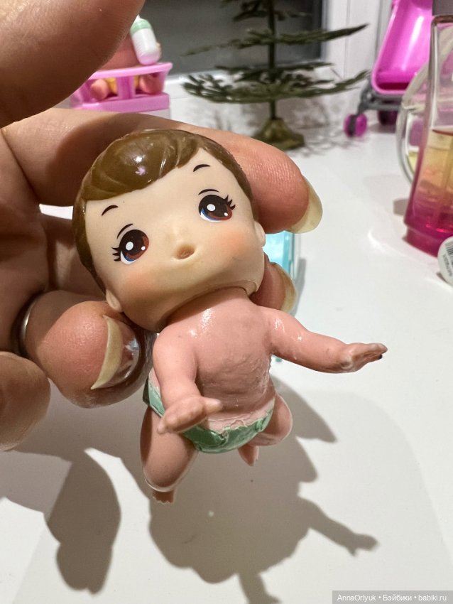 Малыши Takara комплект 3 пупсика с аксессурами (фото 4)