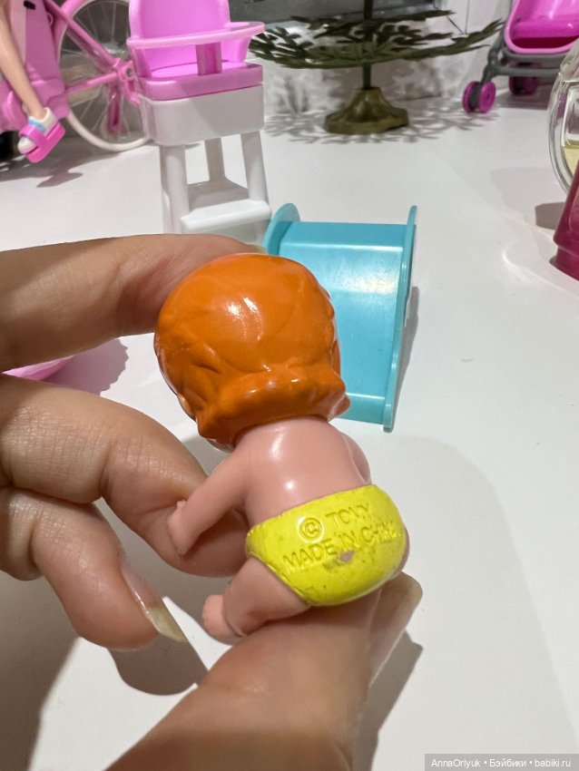 Малыши Takara комплект 3 пупсика с аксессурами (фото 8)