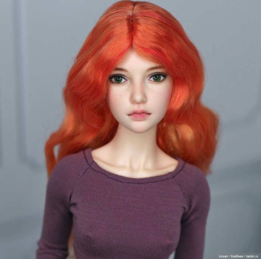 Парик из Ангорской козы для Natalia Loseva Dolls (фото 3)