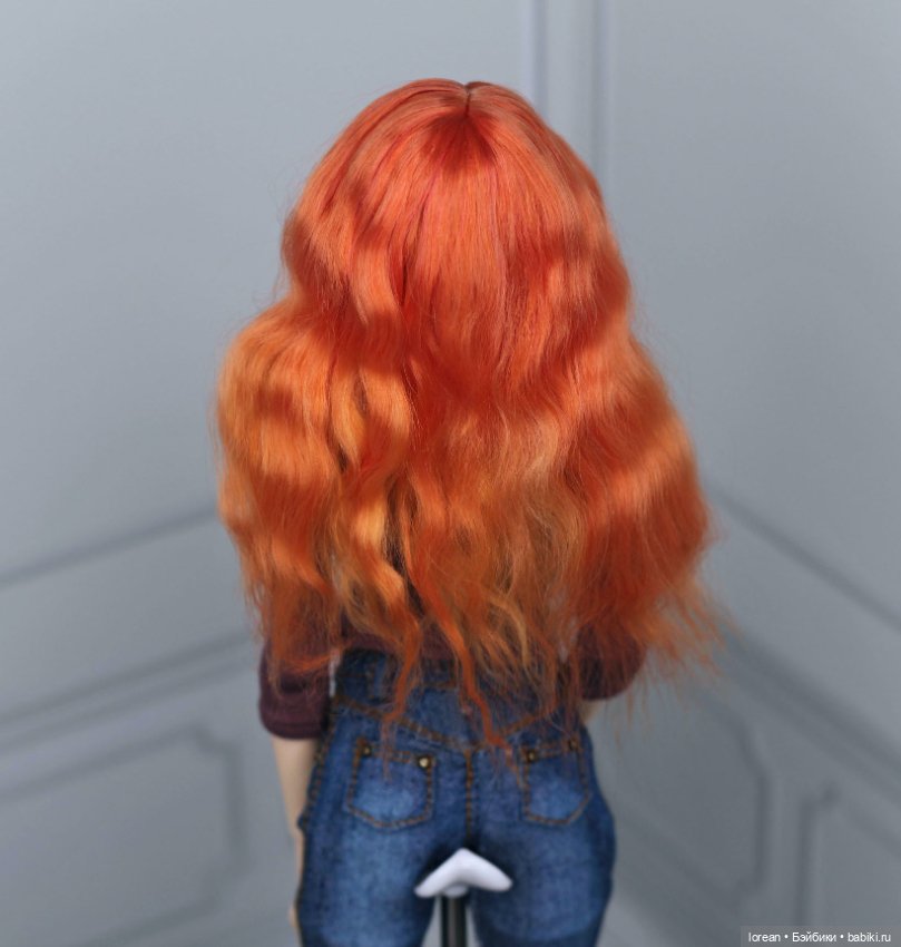 Парик из Ангорской козы для Natalia Loseva Dolls (фото 6)