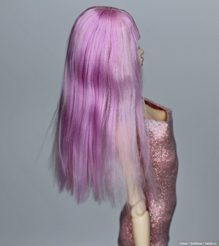 Парик из Альпари сури для Popovy Sisters doll (фото 7)