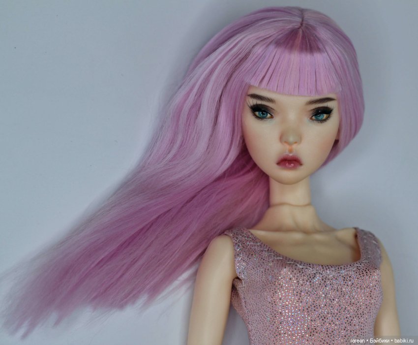 Парик из Альпари сури для Popovy Sisters doll (фото 4)