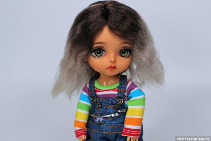 Парик из Ангорской козы для lati yellow