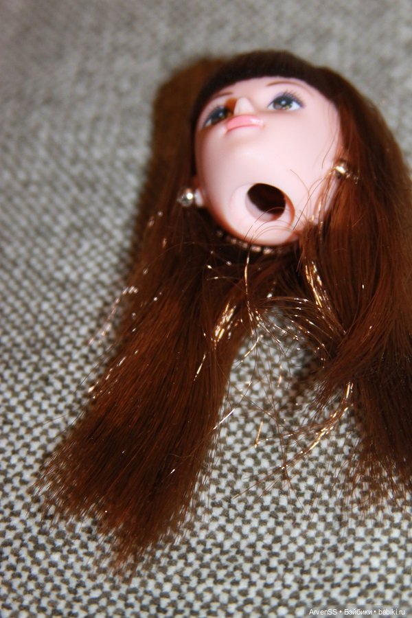 Голова винтажной портретки Puffy Yumi (Takara Puffy AmiYumi) (фото 6)