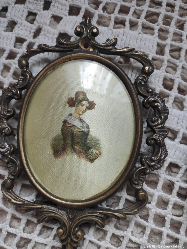 Антик крючок с шелкографией