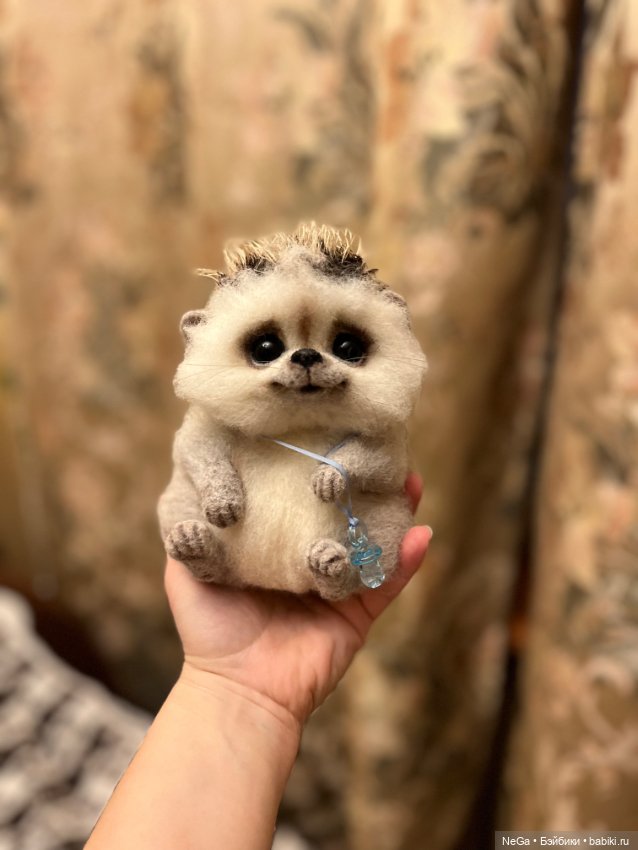 Милейший Ежонок в корзиночке от Татьяны Бараковой (фото 10)