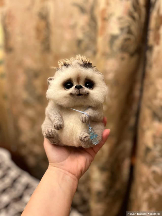 Милейший Ежонок в корзиночке от Татьяны Бараковой (фото 9)