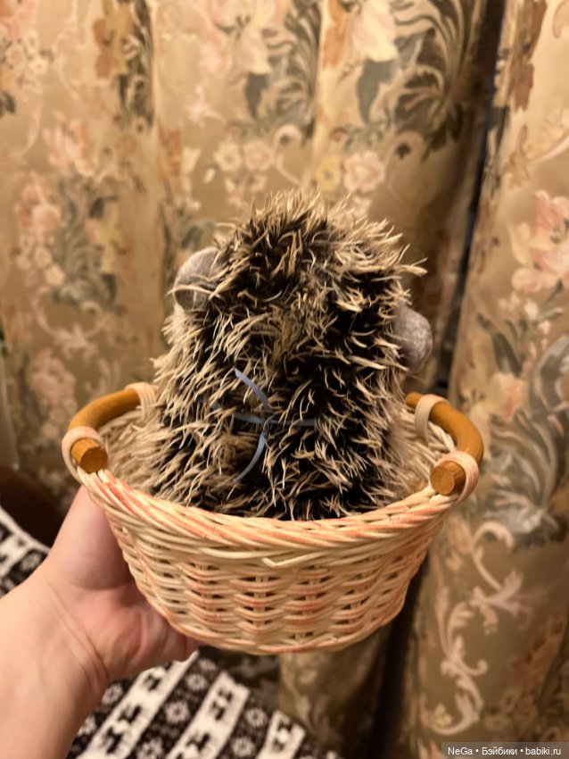 Милейший Ежонок в корзиночке от Татьяны Бараковой (фото 4)