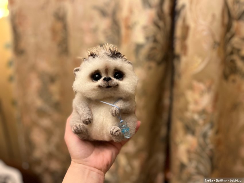 Милейший Ежонок в корзиночке от Татьяны Бараковой (фото 6)