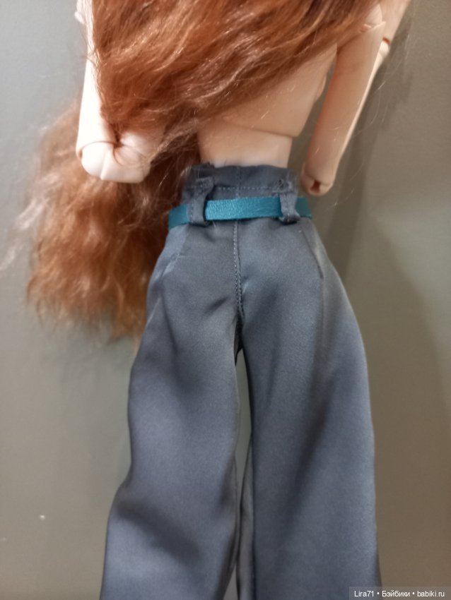 Брюки и блуза из натурального шелка для худеньких девочек 1/4 (фото 6)