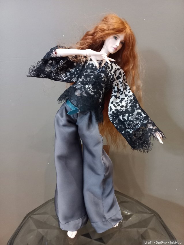 Брюки и блуза из натурального шелка для худеньких девочек 1/4 (фото 5)