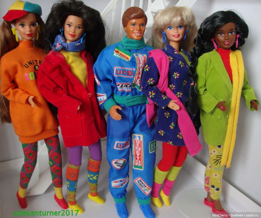 Частичные наборы одежды для Барби из серии United Colors of Benetton