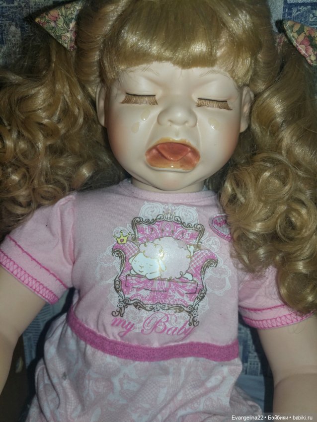 Характерная кукла 50 см — Фарфоровые куклы