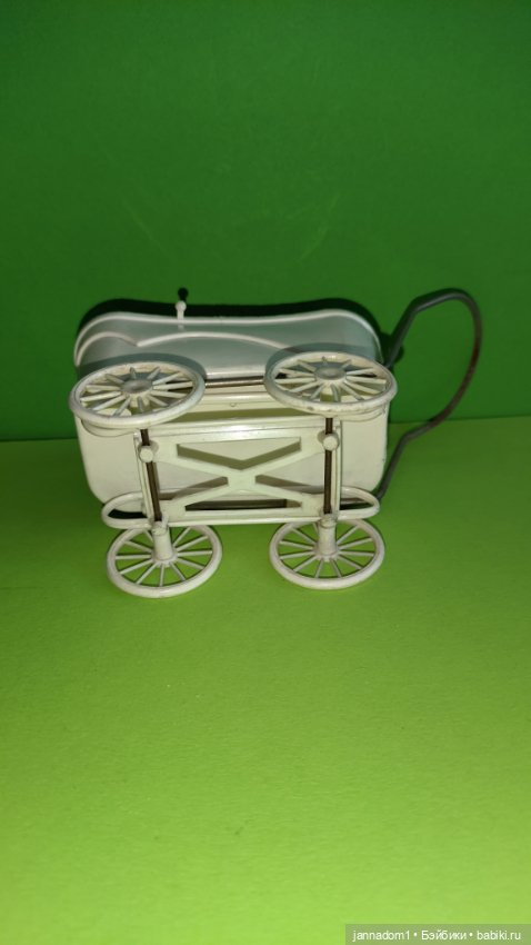Коляска пластмассовая для пупсика, ГДР (фото 6)
